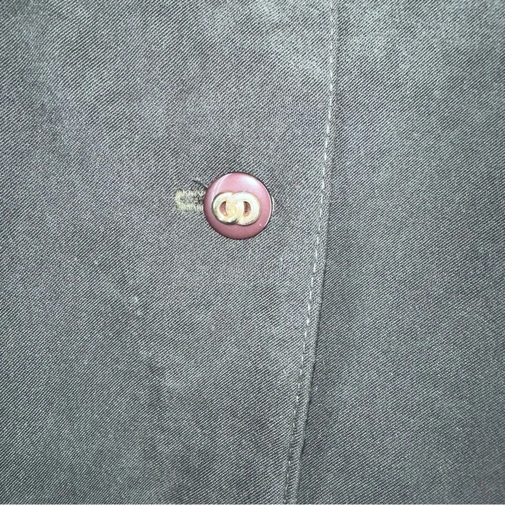 Vintage Maren Blazer Jacket Sz 8‎ Olive Green Faux Suede Button Front Old Money